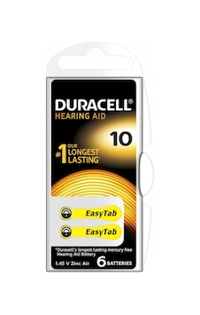 Duracell 10 Kulak Pili 6 Pil 1 Kutu