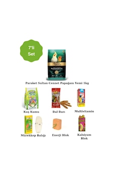 Premium Paraket Sultan Cennet Papağanı Yem Set 7 Li Premium Paraket Sultan Cennet Papağanı Yem Set 7 Li