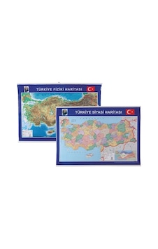 Gülpaş Harita Türkiye Fiziki ve   Siyasi   70-100