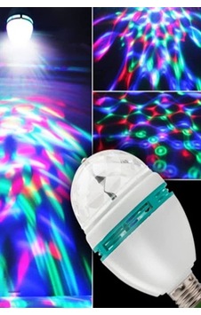 Mobee Bigem Bm-553 Renkli Disko Ampulü Lambası E27 Duy Led Ampul Dönen Disco Topu 1410 Görseldeki Renk Mobee Bigem Bm-553 Renkli Disko Ampulü Lambası E27 Duy Led Ampul Dönen Disco Topu 1410 Görseldeki Renk