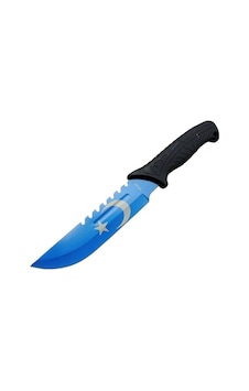 Muhtelif Ayyıldız Mf033bl Mavi Av Bıçağı 31cm - Testere Detaylı Bıçak, Kılıflı, Plastik Sap Muhtelif Ayyıldız Mf033bl Mavi Av Bıçağı 31cm - Testere Detaylı Bıçak, Kılıflı, Plastik Sap