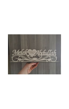 40 Cm Krem Ahşap Masa İsimliği Söz Nişan Masası Ahşap İsimlik 40 Cm Krem Ahşap Masa İsimliği Söz Nişan Masası Ahşap İsimlik