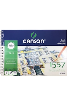 Canson 1557 Eskiz Defteri Spiralli 180G 15 Yaprak 35X50 Canson 1557 Eskiz Defteri Spiralli 180G 15 Yaprak 35X50