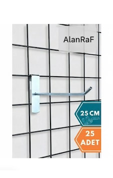 Alan Raf Alanraf 25 Adet Tel Pano Kancası, Aksesuar Kancası 25 Cm Gri Alan Raf Alanraf 25 Adet Tel Pano Kancası, Aksesuar Kancası 25 Cm Gri