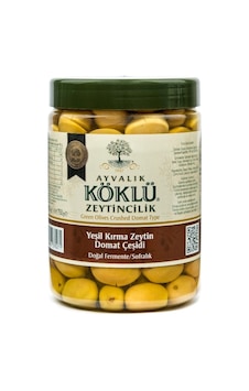 Ayvalık Köklü Zeytincilik Domat Yeşil Kırma Zeytin Pet 750 G Ayvalık Köklü Zeytincilik Domat Yeşil Kırma Zeytin Pet 750 G