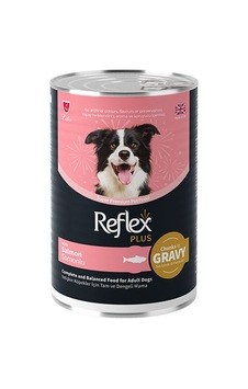 Reflex Plus Sos İçinde Et Parçacıklı Somonlu Yetişkin Köpek Konservesi 12 Adet 400 Gr 213-20010.03 Reflex Plus Sos İçinde Et Parçacıklı Somonlu Yetişkin Köpek Konservesi 12 Adet 400 Gr 213-20010.03