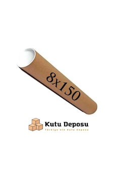 8x150 Cm Kapaklı Silindir Postüp Rulo Gönderi Kutusu 1 Adet 8x150 Cm Kapaklı Silindir Postüp Rulo Gönderi Kutusu 1 Adet