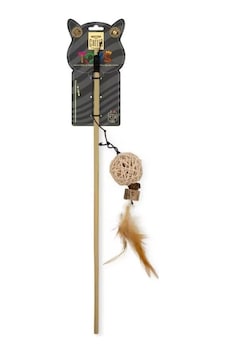 Cattie Matatabi İçerikli Kedi Oyuncağı Toplu Olta 50cm Cattie Matatabi İçerikli Kedi Oyuncağı Toplu Olta 50cm