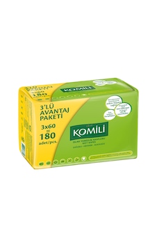 Komili Klasik Islak Havlu Mendil 2'Li 3 X 60'Lı Komili Klasik Islak Havlu Mendil 2'Li 3 X 60'Lı
