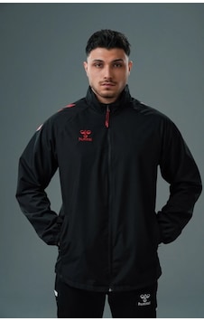 Hummel Line Yağmurluk Siyah - Kırmızı Hummel Line Yağmurluk Siyah - Kırmızı