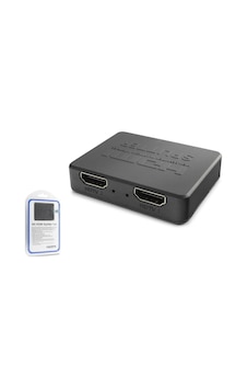 Hdmi Splitter 4k 1 In 2 Out + Usb Güç Kablosu - Siyah Hdx1371 Hdmi Splitter 4k 1 In 2 Out + Usb Güç Kablosu - Siyah Hdx1371