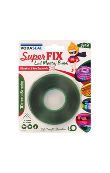 Vodaseal Süperfix Çift Taraflı Led Montaj Bandı 10 Mm 5 Metre