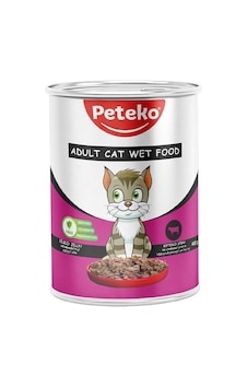 Peteko Biftekli Kedi Konserve 400gr Peteko Biftekli Kedi Konserve 400gr