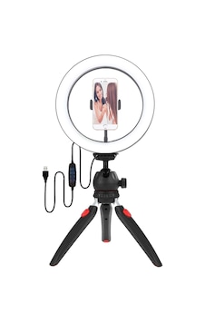 Ensiga Masa Üstü Işık Ring Light 10 Inç Led Mini Masa Tripodlu Video Stüdyo Makyaj Işığı Ensiga Masa Üstü Işık Ring Light 10 Inç Led Mini Masa Tripodlu Video Stüdyo Makyaj Işığı