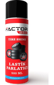 Factor360 Otomobil Araç Lastik Parlatıcı Aerosol 500 Ml