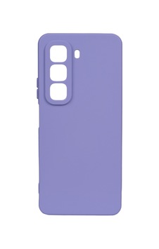 Zore İnfinix Hot 50 5g Kılıf Omsy Biye Silikon - Lila Zore İnfinix Hot 50 5g Kılıf Omsy Biye Silikon - Lila