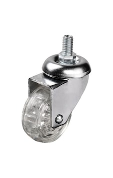 Hts 302 - 50x20 Mm Şeffaf Makaralı Vidalı Teker Hts 302 - 50x20 Mm Şeffaf Makaralı Vidalı Teker