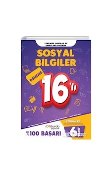 Onburda 5.sınıf Sosyal Bilgiler 16 Deneme