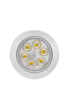 Sanel 12v-24v Spot Tavan Lamba 6 Ledli 3000k Sıcak Beyaz Su Geçirmez 90 Mm Butonsuz Sanel 12v-24v Spot Tavan Lamba 6 Ledli 3000k Sıcak Beyaz Su Geçirmez 90 Mm Butonsuz