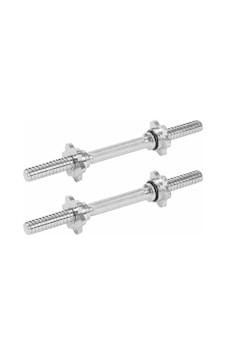 Delta İki Adet 36 Cm Krom Bar 25,4 İle 29 Mm Arası Çaptaki Plakalar İçin Uygun Halter Ağırlık Çalışma Barı