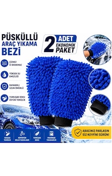 Oto Yıkama Eldiveni Püsküllü Model Mikrofiber Temizleme Oto Bakım Ve Yıkama Eldiveni 2 Adet Oto Yıkama Eldiveni Püsküllü Model Mikrofiber Temizleme Oto Bakım Ve Yıkama Eldiveni 2 Adet
