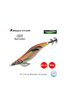 Major Craft Kalamar Zokası Ebf-3.5 20gr 01 Glow Marble Orange Major Craft Kalamar Zokası Ebf-3.5 20gr 01 Glow Marble Orange