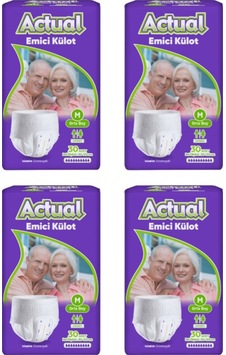 Actual Emici Külot Medium 30'lu X 4 Adet M Actual Emici Külot Medium 30'lu X 4 Adet M