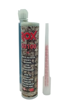 Rox Gu100 Tr Epoksi Kimyasal Kartuş Polyester İçerikli 345 Ml Rox Gu100 Tr Epoksi Kimyasal Kartuş Polyester İçerikli 345 Ml