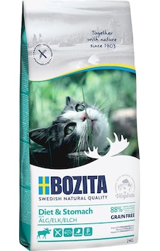 Bozita Sensitive Diet Stomach Tahılsız Geyik Etli Yetişkin Kedi Maması 2 KG Bozita Sensitive Diet Stomach Tahılsız Geyik Etli Yetişkin Kedi Maması 2 KG