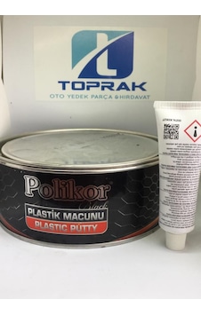 Plastik Macun 1000 Gr Polikor Siyah Oto Kaporta Tampon Tamiri