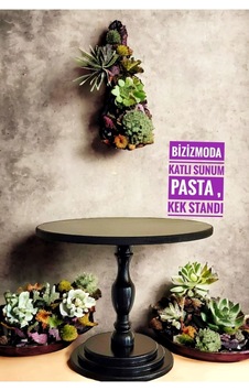 Siyah Parlak Lüks Pasta Sunum Standı Ahşap Ayaklı Katlı Servis Standı Kek Standı Ve Düzenleyici Siyah Siyah Parlak Lüks Pasta Sunum Standı Ahşap Ayaklı Katlı Servis Standı Kek Standı Ve Düzenleyici Siyah