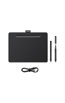Intuos Medium Çizim Tableti, Çizim Ve Fotoğraf Düzenleme İçin Tablet, Basınca Duyarlı Kalemli, Siyah, Ev Ofis Ve E-öğrenme İçin İdeal Intuos Medium Çizim Tableti, Çizim Ve Fotoğraf Düzenleme İçin Tablet, Basınca Duyarlı Kalemli, Siyah, Ev Ofis Ve E-öğrenme İçin İdeal