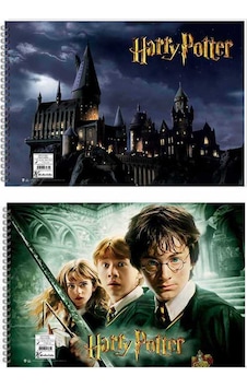 Harry Potter 25x35cm 15 Yapraklı Spiralli Resim Defteri / 300215-07 Harry Potter 25x35cm 15 Yapraklı Spiralli Resim Defteri / 300215-07