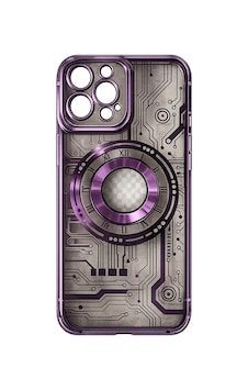 İphone 14 Pro Max Uyumlu Mor Şeffaf Renkli Kılıf Color1009 İphone 14 Pro Max Uyumlu Mor Şeffaf Renkli Kılıf Color1009