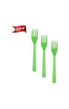 Roll-Up Plastık Yesıl Partı Çatal 25 Lı Pk Yeşil Roll-Up Plastık Yesıl Partı Çatal 25 Lı Pk Yeşil