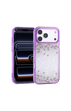Teleplus iPhone Uyumlu 17 Pro Max Kılıf Darbe Korumalı Pera Damla Taşlı Silikon Teleplus iPhone Uyumlu 17 Pro Max Kılıf Darbe Korumalı Pera Damla Taşlı Silikon