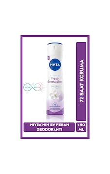 Nivea Fresh Sensation Kadın Sprey Deodorant 150 Ml,72 Saat perspirant Koruma,uzun Süren Ferahlık Nivea Fresh Sensation Kadın Sprey Deodorant 150 Ml,72 Saat perspirant Koruma,uzun Süren Ferahlık