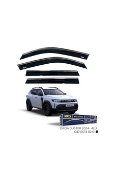 Renault Duster 2024 - Kromlu Cam Rüzgarlığı 4lü