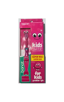 Banat Kids Süper 2'li Set - Diş Macunu 50 Ml + Diş Fırçası Temel Bakım Banat Kids Süper 2'li Set - Diş Macunu 50 Ml + Diş Fırçası Temel Bakım