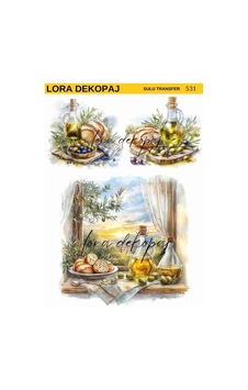 Lora Dekopaj Sulu Transfer Kağıdı - 531 25x35 Cm Lora Dekopaj Sulu Transfer Kağıdı - 531 25x35 Cm