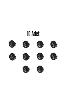 Ct-5268 Ufo Yıldız Hareketli 1.5 W Led Spot 10 Adet Siyah Kasa Gün Işığı