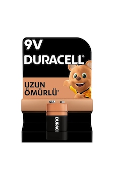Duracell 9 Volt Pil Tekli Paket- 10'li Paket