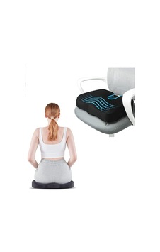 Ankanorm Visko Cocix Minder Oturma Minderi Basur Hemoroid Minderi Ortopedik Oturma Minderi Simidi Yastığı Sku: Zeus8690010376435 Abanoz - Beyaz