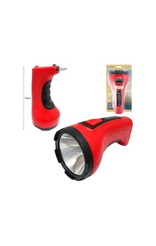 El Feneri Şarjlı 5w Silver Toss St-506 Siyah