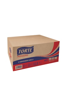 Torte Z Katlama Dispenser Havlu 21 x 21 CM 150'li 12 Paket Torte Z Katlama Dispenser Havlu 21 x 21 CM 150'li 12 Paket