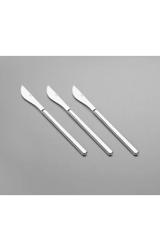 Nehir Sofia Sade Pasta Bıçağı 12'li Gri Nehir Sofia Sade Pasta Bıçağı 12'li Gri
