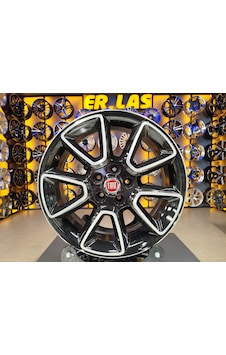 4 Adet Fiat  6 16 5 98 Et36.5 58.1 Black Mack Jant Revize Edilmiş Takım