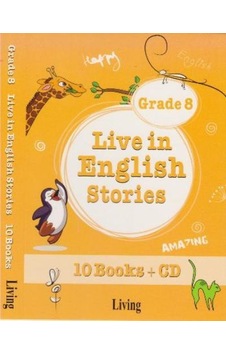 Grade 8 Live in English Stories-10 Books CD - Seval Deniz - Living English Dictionary