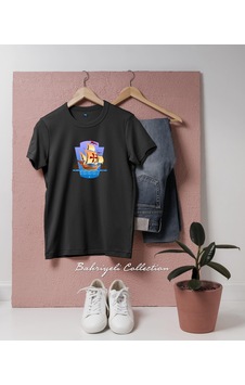 Bahriyeli Collection Oversize Haçlı Ordusu Savaş Gemisi Tasarımlı Unisex T-shirt Siyah Bahriyeli Collection Oversize Haçlı Ordusu Savaş Gemisi Tasarımlı Unisex T-shirt Siyah