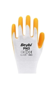Beybi Pn3 Polyester Nitril İş Eldiveni 3 Çift Beybi Pn3 Polyester Nitril İş Eldiveni 3 Çift